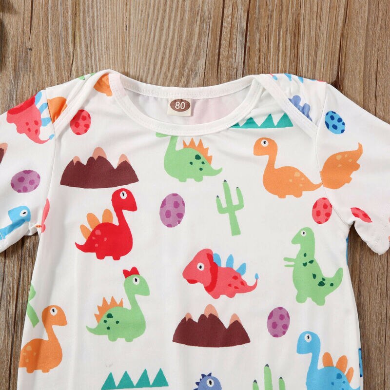 6M-3Years Infant Baby Boy Girls Cotton Romper Jumpsuit Clothes Long Pants Outfits Set