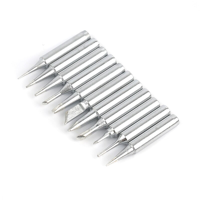 15/11/17/pcs Lead-free Solder Tip Set Soldering Station Iron Tip 900M-T Soldering Station Tool Kit For 936: 11pcs