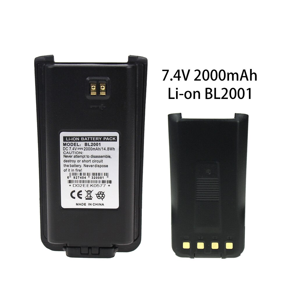 Vervangende Lithium Ion Batterij voor HYT BL2001, TC610, TC620 BLI-BL2001 Twee Manier Radio