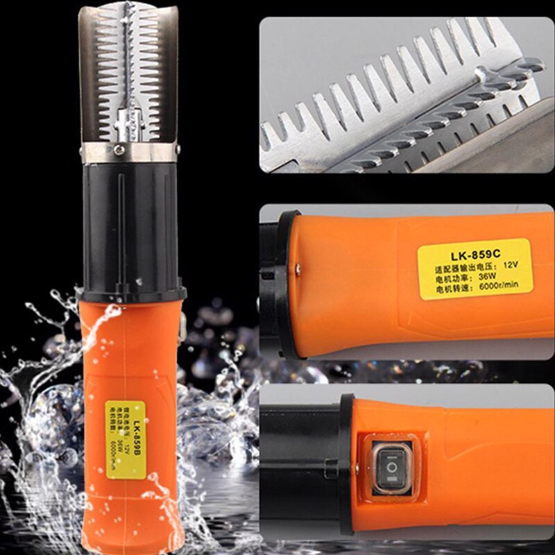1 Pcs Electric Fish Scaler Fishing Scalers Clean Remover Cleaner Descaler Waterproof GHS99