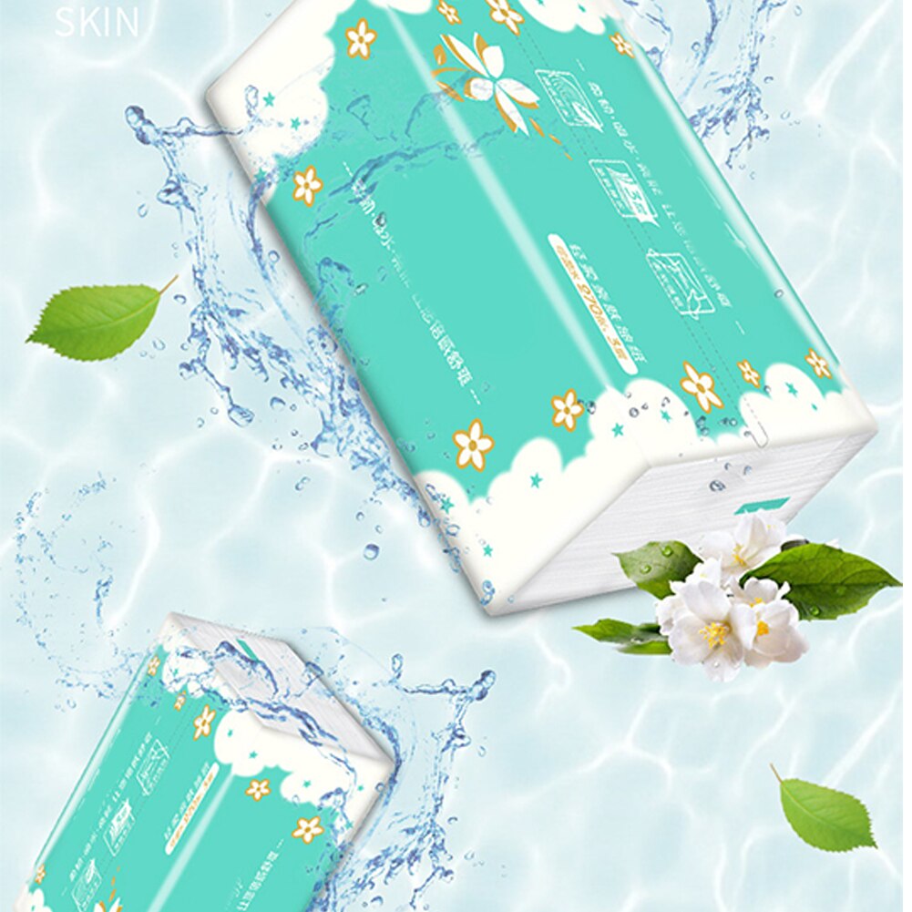 12 Bags 3 Layers Facial Tissue Paper Soft Primary Wood Pulp Pumping Paper Toilet Paper Napkin Paper