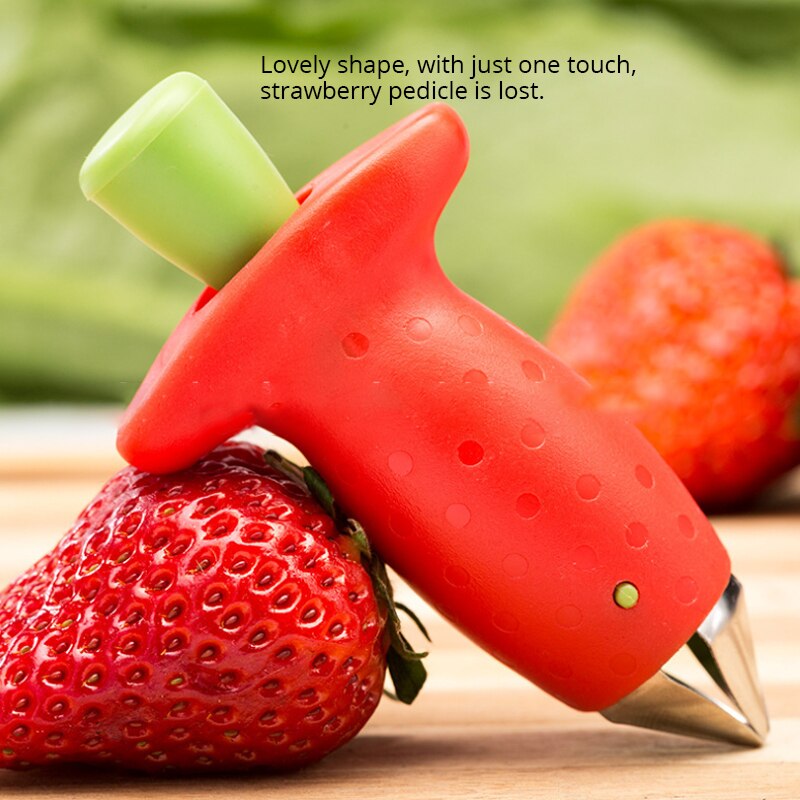 Fraise baie tige feuilles décortiqueur gemme enlèvement fruits cuisine outil