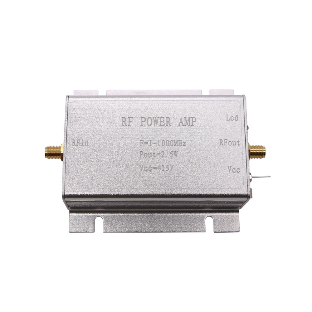 TZT 1-1000MHz Radio Frequency Power Amplifier Silver RF Power Amplifier