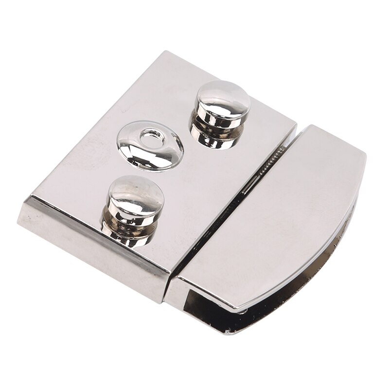 Rectangular Metal Press Push Lock Bag Briefcase Spring Lock Snap Decorative Clasps Closure Leather Craft Diy Hardware Accessory