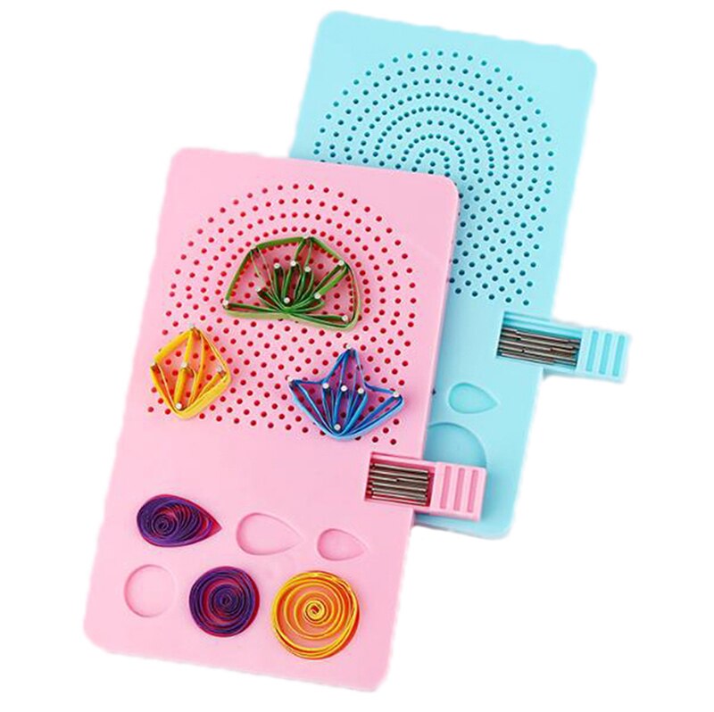 Latest Needle Plate Paper Folding 20 Roots DIY Paper Quilling Tool Grid Guide Handmade Paper Craft Tool