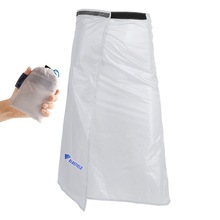 Letvægts 15d silikone belægning regntøj regntøj lang regn kilt vandtæt nederdel buks bukser til udendørs vandreture camping
