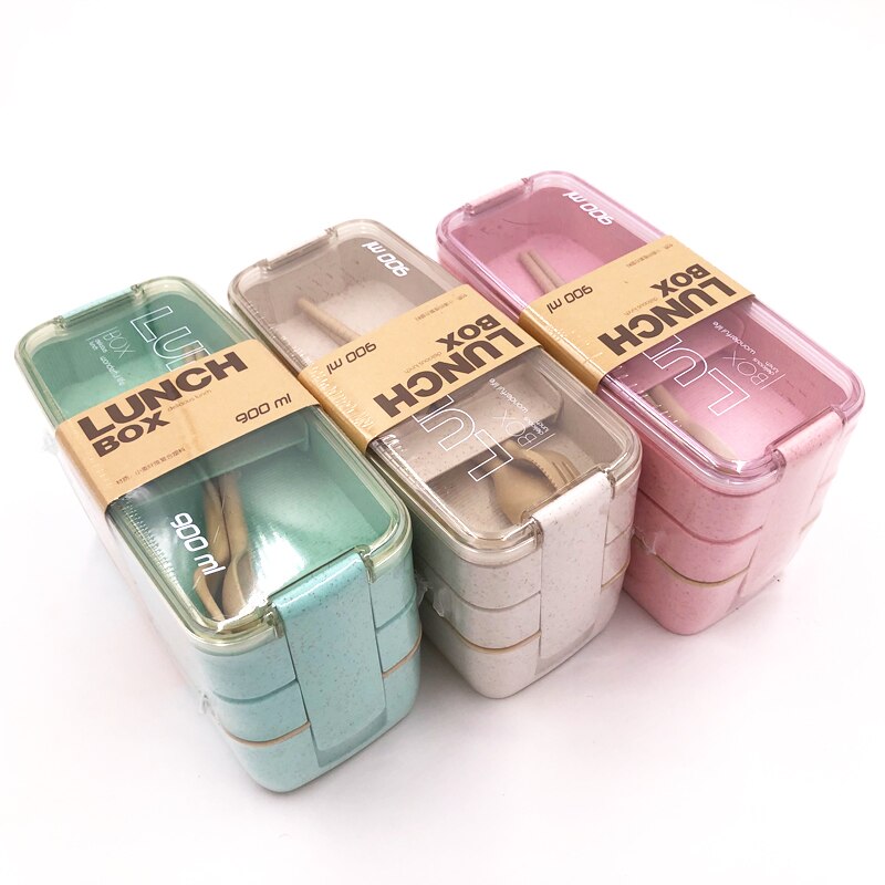 Bpa gratis baby mad opbevaring fodring madkasse mad container boks bærbar børn studerende madkasse bento container stabelbar kasse