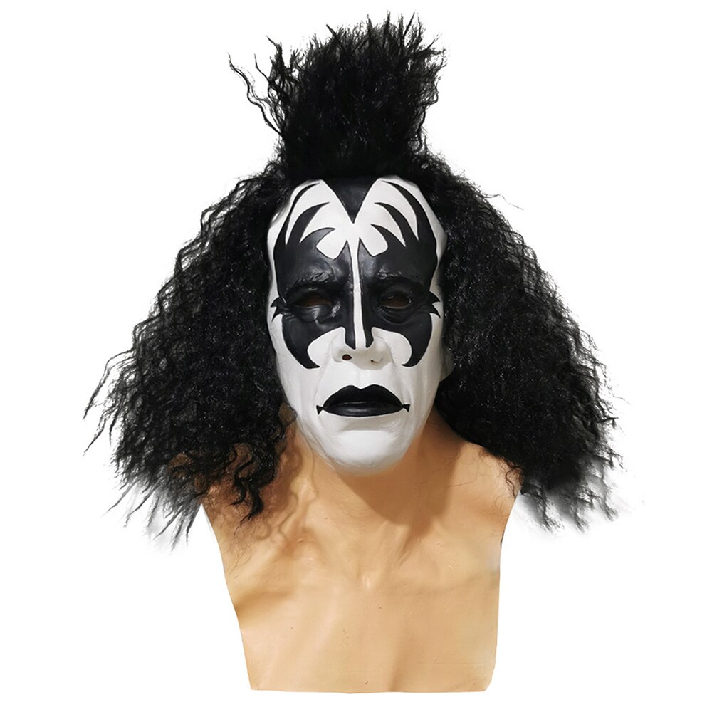 Disfraz-accesorio Simmons Punk máscara Cosplay Vocal máscara de cierre máscara de lengua Hollowen disfraz-Máscaras de utilería