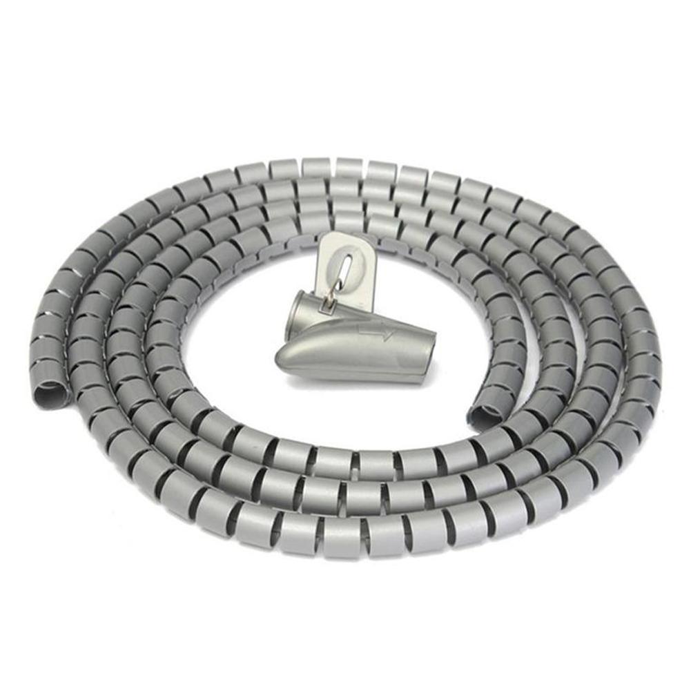 Cable Protector Cable Wire Winding Pipe Wrapping Wire Organizer Sheath Tube Pe Cable Sleeve Harness Hose Wound Tube: B / 8mm
