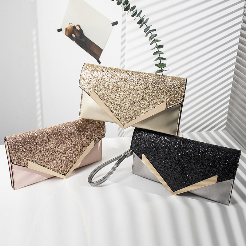 Envelope Clutch Bag Women Leather Birthday Party Evening Clutch Bags For Women Ladies Luxury Shoulder Clutch Bag Purse