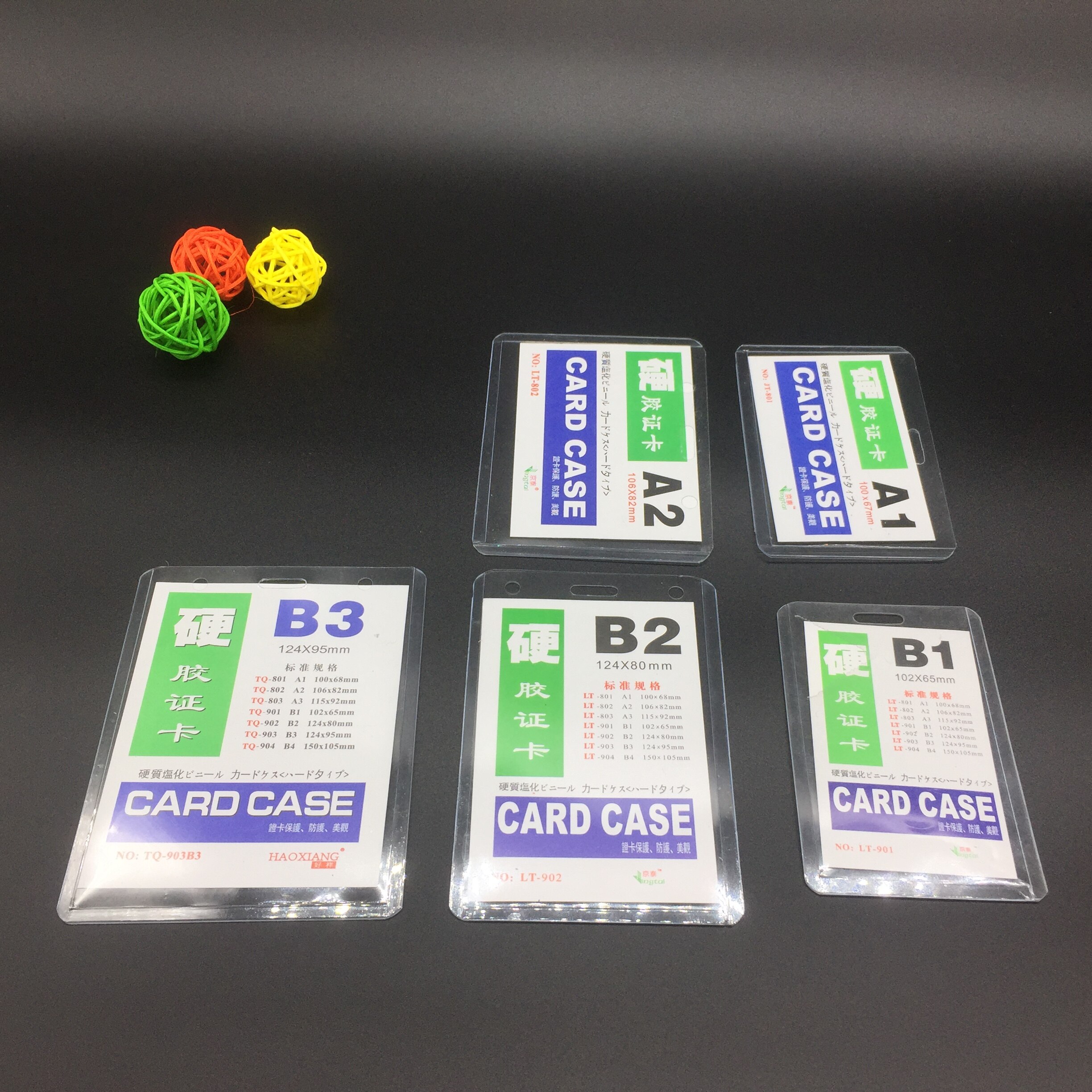 10 pièces/lot pratique clair PVC porte-Badge travail exposition ID nom étanche porte-cartes