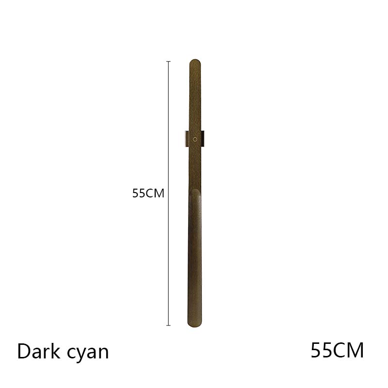 55CM Shoe Puller Magnetic shoehorn Wear Shoe Easier Horn for shoes Wooden handle Long shoe spoon