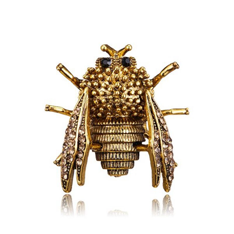 Leuke Insect Hagedis Lieveheersbeestje Spider Gecko Broches Rhinestone Animal Emaille Broche Pins Vrouwen Meisjes Verjaardag Festival Sieraden: 6