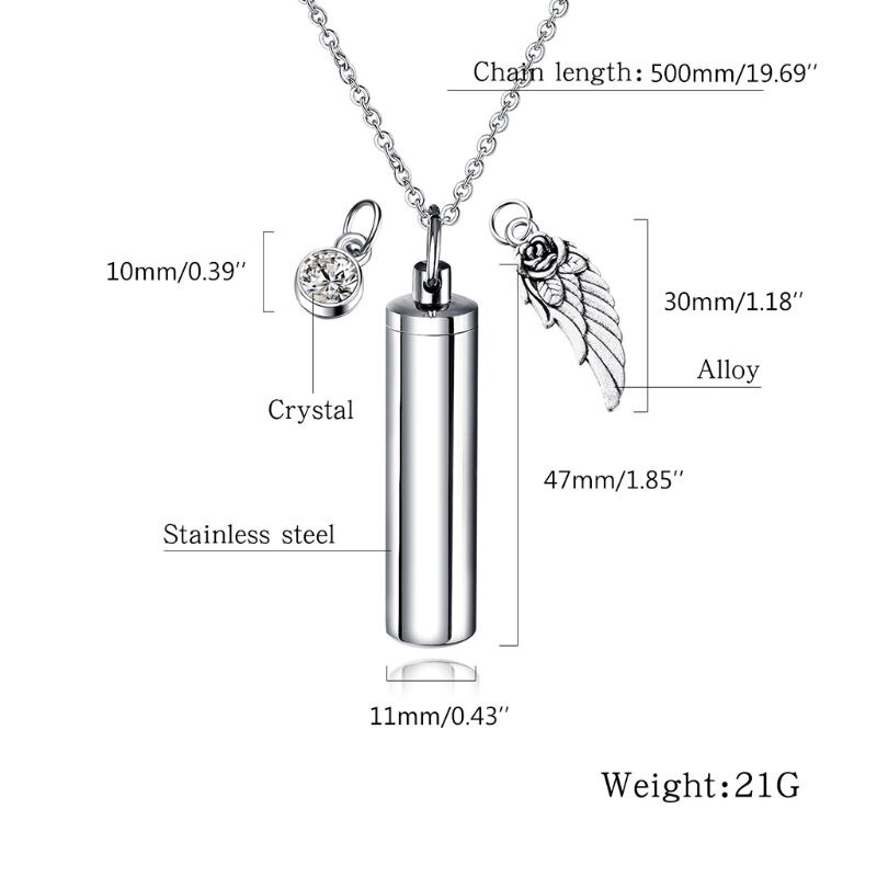KBFDWEC Hart Crematie Sieraden voor as Hangers Roestvrij Staal Kristal Herdenking Urn Sieraden Paars