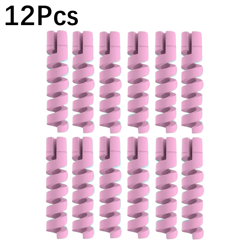 per iPhone iPad Avvolgicavo a spirale Protezione risparmiatore mini Cavo di ricarica USB Supporto per cavi Fascette Gestione cavi Organizzatore di cavi: Colore rosa