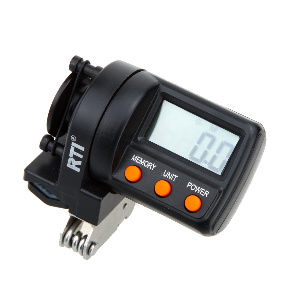 thumbnail image 2 of Digital Display Fishing Line Length Counter With Clip - Depth Finder, Orange 2 of 5