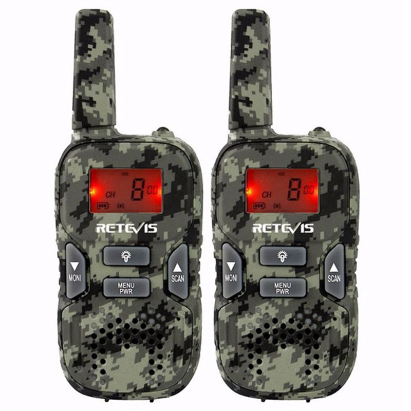 RETEVIS 2 uds RT33 Mini Walkie Talkie para niños niño Radio Hf 0,5 W PMR FRS/GMRS/8/22CH VOX PTT linterna pantalla LCD PMR446 Gi: Default Title