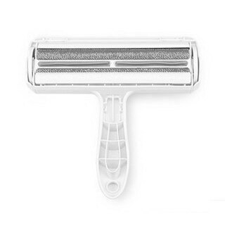 1Pc 2-Way Pet Hair Remover Roller Verwijderen Hond Kat Haar Van Meubels Zelfreinigende Lint Huisdier haar Bont Verwijdering Een Hand Bedienen: Gray