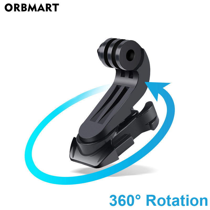Hebilla de gancho en J giratoria 360, adaptador de liberación rápida, montaje de Base para GoPro Hero 12 11 10 9 Yi DJI, accesorios de Cámara de Acción