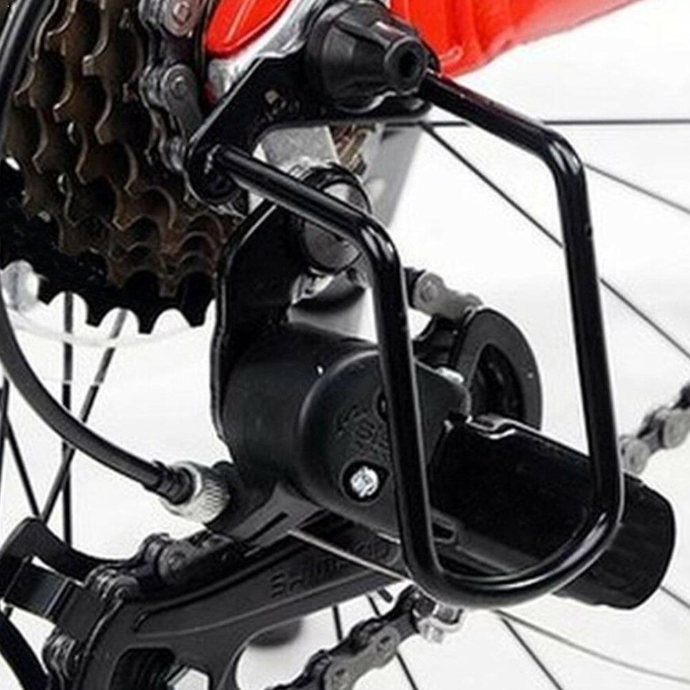 1 Stuk Verstelbare Stalen Zwarte Fiets Mountainbike Gear Outdoor Blijven Accessoires Guard Fietsen Derailleur Achter Protectorp