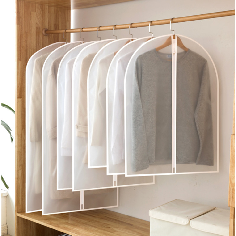 Cintre pour vêtements, housse anti-poussière, sacs de rangement ménagers, cintres de garde-robe