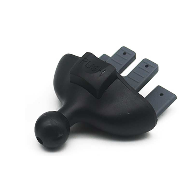 Universel Bilholder 17mm Kugle - CD Slot Montering - Til iPhone 13/12/6: Hvid
