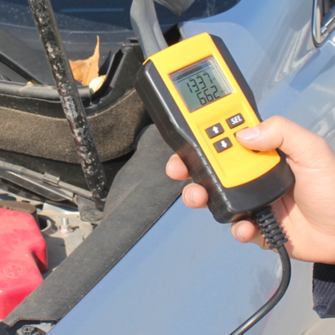 12V Auto Batterij Tester Voertuig Auto Lcd Digitale Batterij Test Analyzer Auto System Analyzer Spanning Ohm Cca Test Diagnostic tool