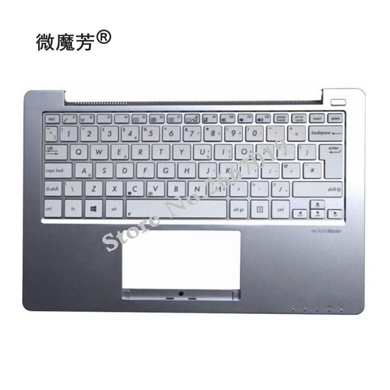 UK VOOR ASUS X201 X202 X201E x202E Vervangen laptop toetsenbord Wit Met C shell