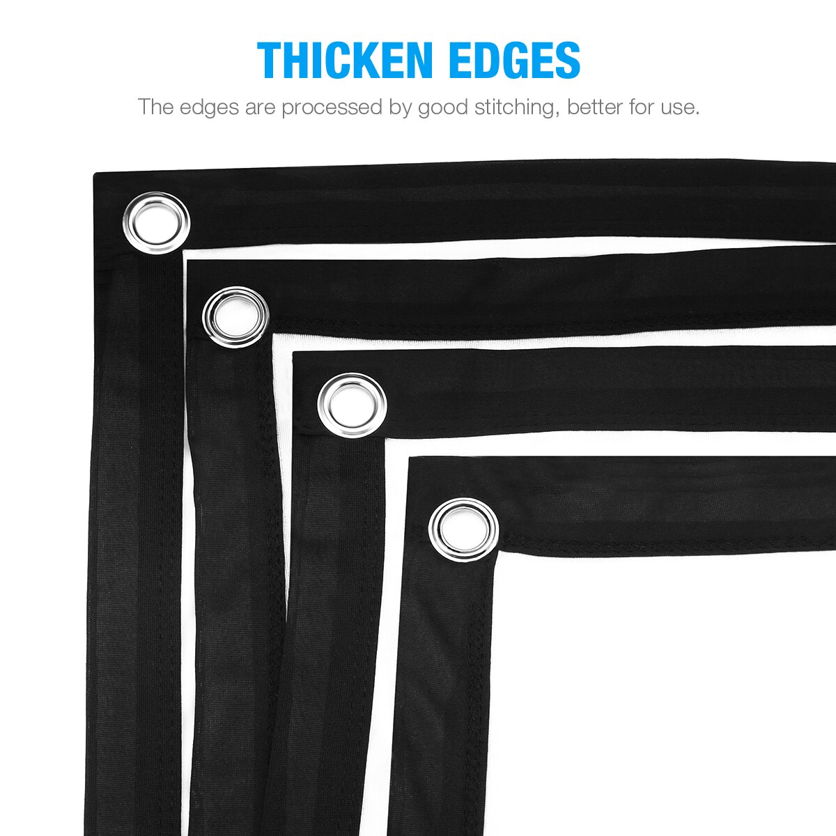 150inch 100inch 16:9 Projector Screen 4K HD TV Screen Folding Portable Soft Home Outdoor KTV Movie Projection Screen Roll UP