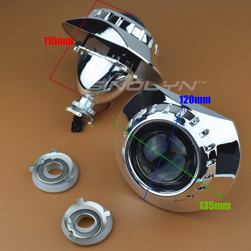 Sinolyn 2,5 Linsen Für BMW M3 E46 kompakt/E90/E92/E91 Halogen Scheinwerfer Bixenon Objektiv versteckt Projektor h7 Auto Lichter Zubehör DIY