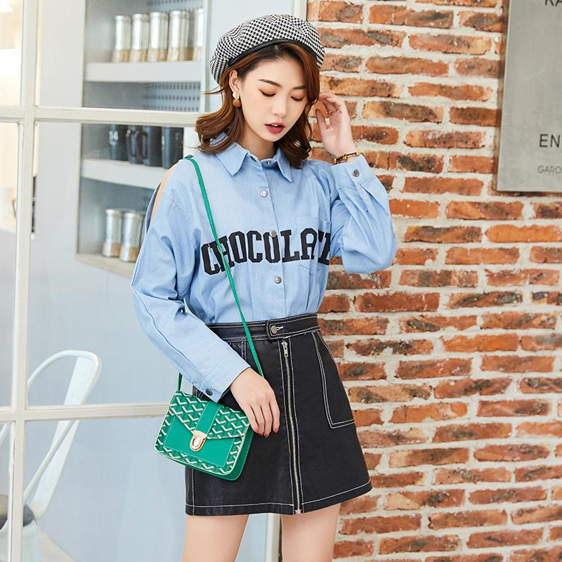Mini Bag For Women Travel Crossbody Bags Korea Style Simple Messenger Bags PU Leather Lock Shoulder Bags