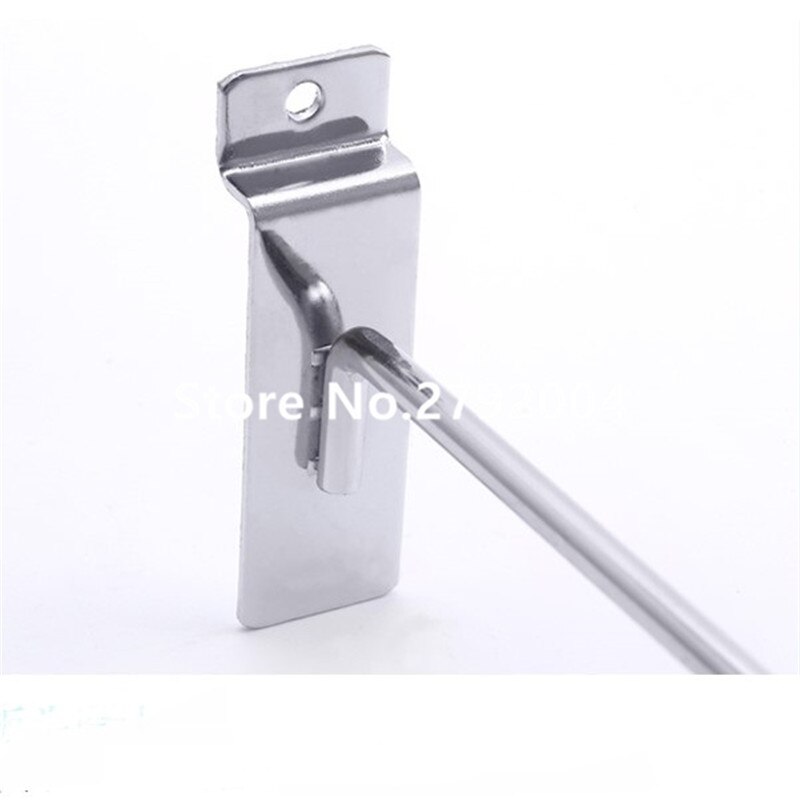 (100 pcs/pack ) 25cm Length 6mm Diameter slat wall security display hook lock slat wall hook display