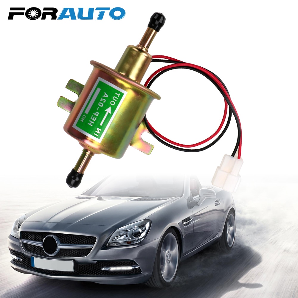 Forauto hep -02a brændstofpumpe lavtryk 12v elektrisk benzinpumpe bolt fikseringstråd diesel til bil karburator motorcykel atv