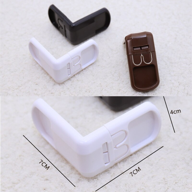 2 Stks/set Plastic Baby Veiligheid Lock Huishoudelijke Veilige Bescherming Van Kinderen In Kasten Dozen Lock Lade Deur Beveiliging Product