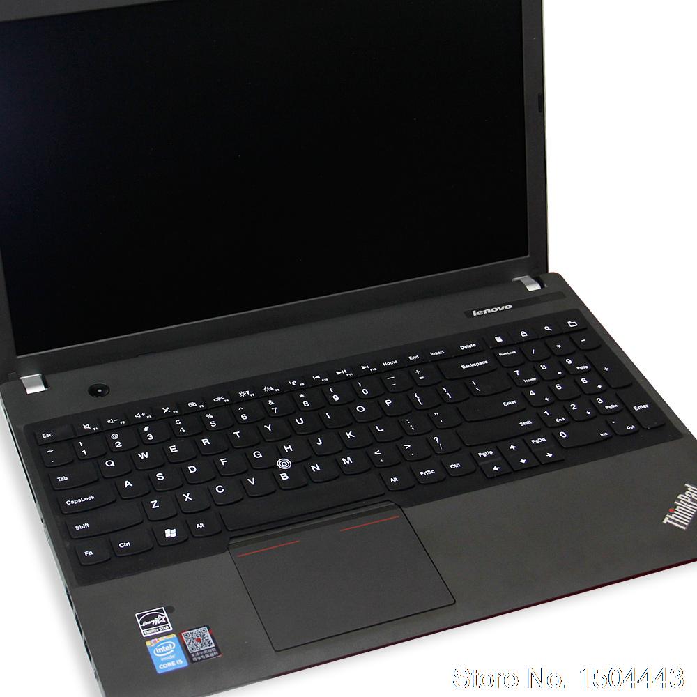 Laptop Keyboard Cover for Lenovo Thinkpad E560 E565 E550 T540P W540 E555 E531 E540 - Ultra-thin Silicone Skin: All Black
