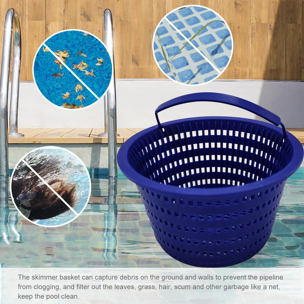 Swimming Pool Skimmer Replacement Basket Mesh Basket Filter Pool Skimmer Basket Plastic Skimmer Skim Remove Leaves Bugs And