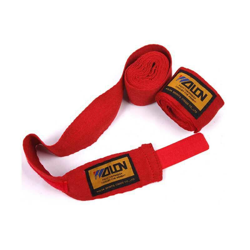2 piezas Elastoplast puro algodón boxeo vendaje largo 2,5 m ancho 5 cm deportes elásticos seguridad deportiva correas envolturas Boxer guantes de mano: Marrón