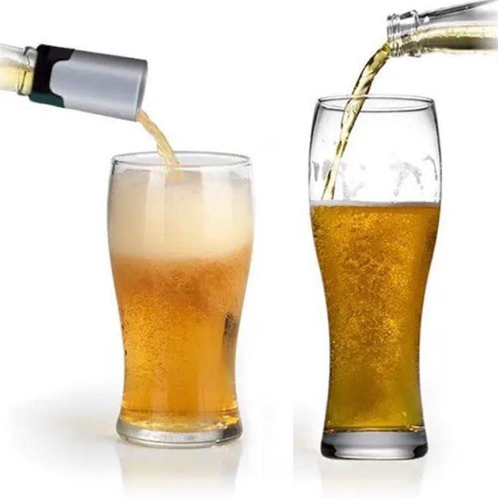 1PC Portable Beer Foamer Bubble Enhancer Fast Foaming Improve Taste Beer For Bottled Beer Party Bar Washable Tools