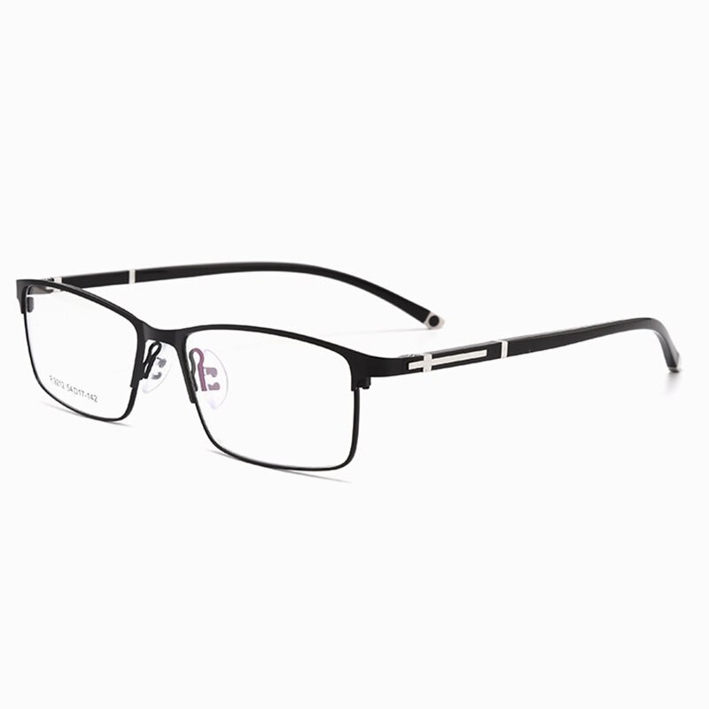 Simple Alloy Frame Glasses With Anti-Radiation And Anti-Blue Ray Eyeglasses Frame Men Style Full Rim Spectacles