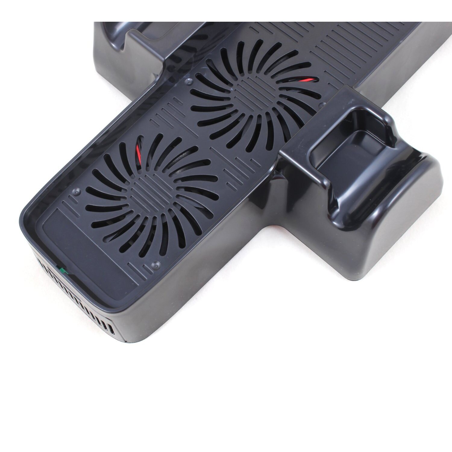 3 in 1 Vertical Charging Dock Station Cooling Fan Stand for Xbox 360 Slim Black