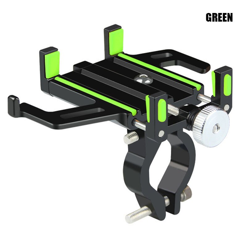 ARVIN Aluminium Motocycle Fiets Mobiele Telefoon Houder Stand Voor iPhone 8 P XR Sansung S9 Mountainbike Stuur GPS Beugel mount: Green