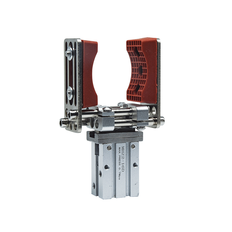 Mechanische Arm klemme Teleskops tütze pneumatischer Finger mhz16d parallel greifer einstellbare Größe bogenförmige Klemmung