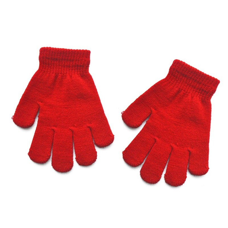 Kinderen Winter Warme Handschoenen Acryl Vinger Kinderen Warme Handschoenen Voor 7-11 Jaar Oud Kind: 10