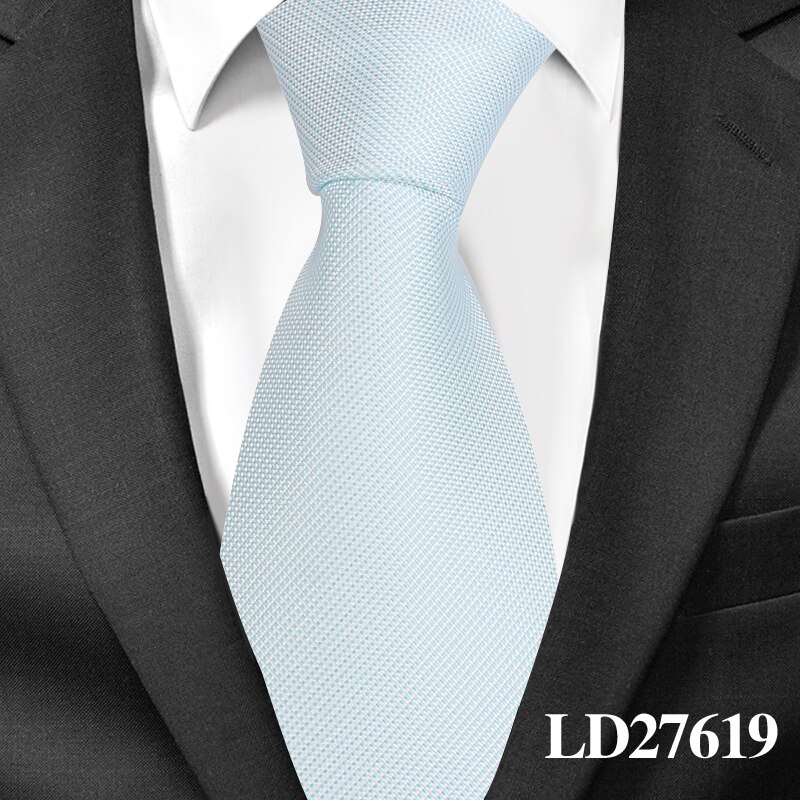Mannen Stropdassen Mode Plaid Stropdassen Voor Wedding Zaken 8cm Widtch Classic Stropdas JACQUARD GEWEVEN Bruidegom Stropdas Voor Mannen Das: LD27619