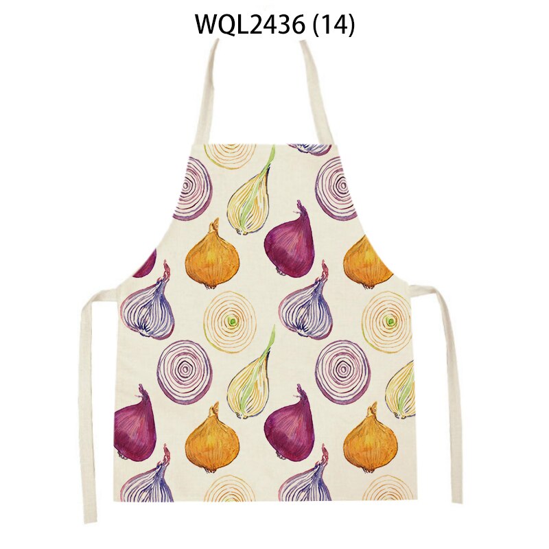 Fresh Vegetables Tomatoes Carrots Adult Kids Bib Family Cooking Bakery Shop Cleaning Apron Kitchen Accessories 68*55 Cm Delantal