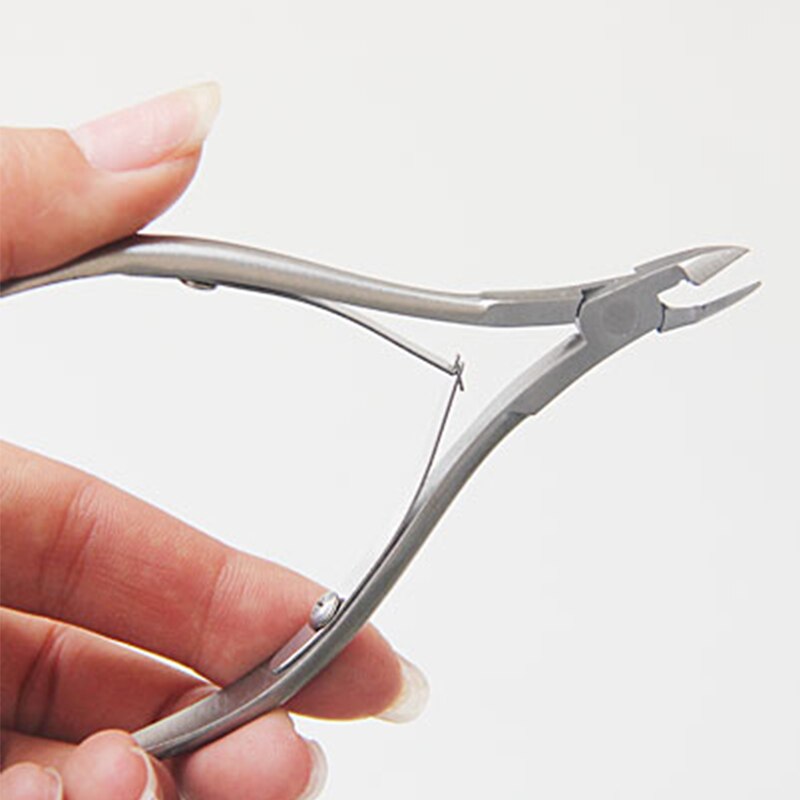Rvs Cuticle Nipper Cutter Nail Art Clipper Manicure Gereedschap