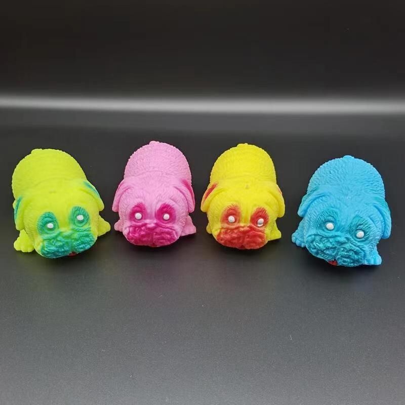 Creativo Lala Pug Decompression Toy fidget toys pizzico Lesha elastico Stretch deformazione Patting Dog Vent Toy: Random Color