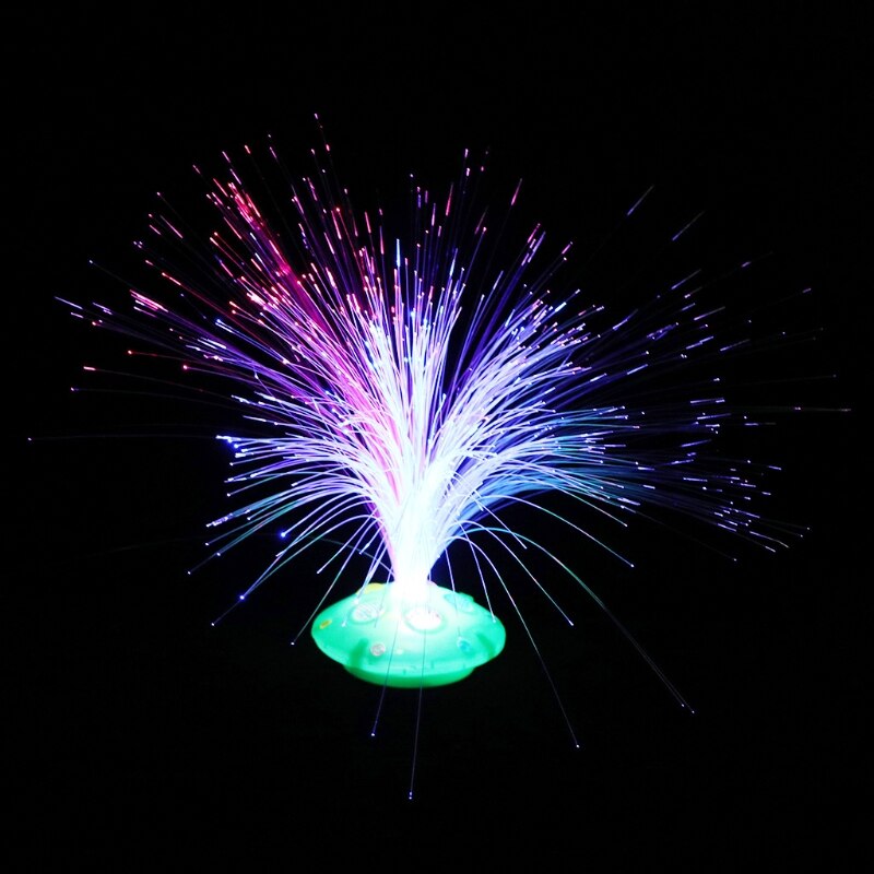 Fiber Optic Light Colorful LED Party Lamp Night Battery Home Decoration Wedding L9CD