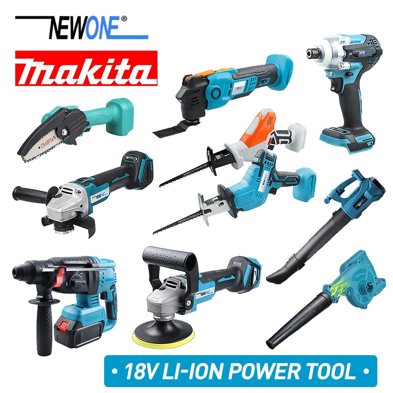 Electric Power Tool Angle grinder, Polisher, Reciprocating saw, Air blower, Screw driver, Oscillating tool Compatible MAKITA 18V