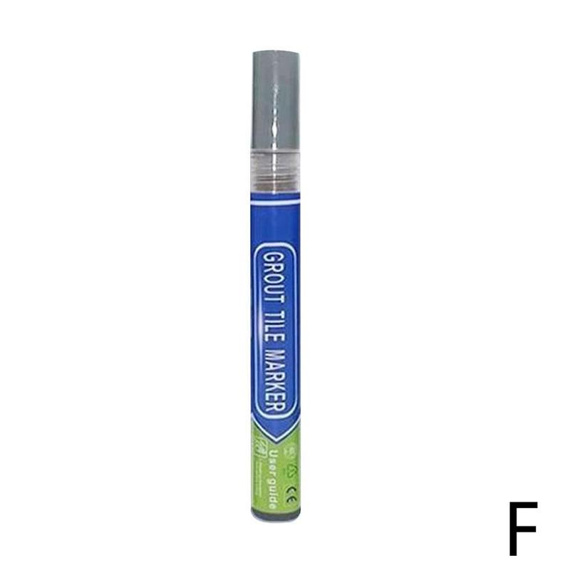 Tile Caulking Pen Color Waterproof Tile Gap Repair Pen Tiles Refill Grout Pen Mouldproof Filling Agents Bathroom Paint Cleaner: grey
